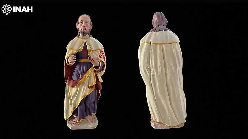 INAH entrega esculturas barrocas restauradas en Zacatecas